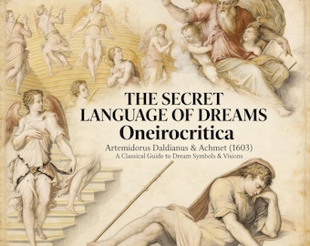 Filosofía antigua de los sueños — Oneirocritica (1603) / Artemidoro, Achmet y la interpretación clásica de los sueños, PDF en latín poco común