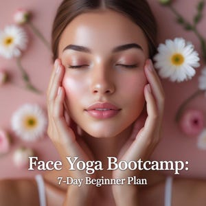 Face Yoga Guide | 7-Day Sculpting Plan | Digital Wellness PDF for Beginners