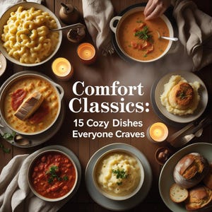 Comfort Food Rezepte – Gemütliche Mahlzeiten, Einfache Hausgemachte Gerichte & Klassiker – PDF eBook