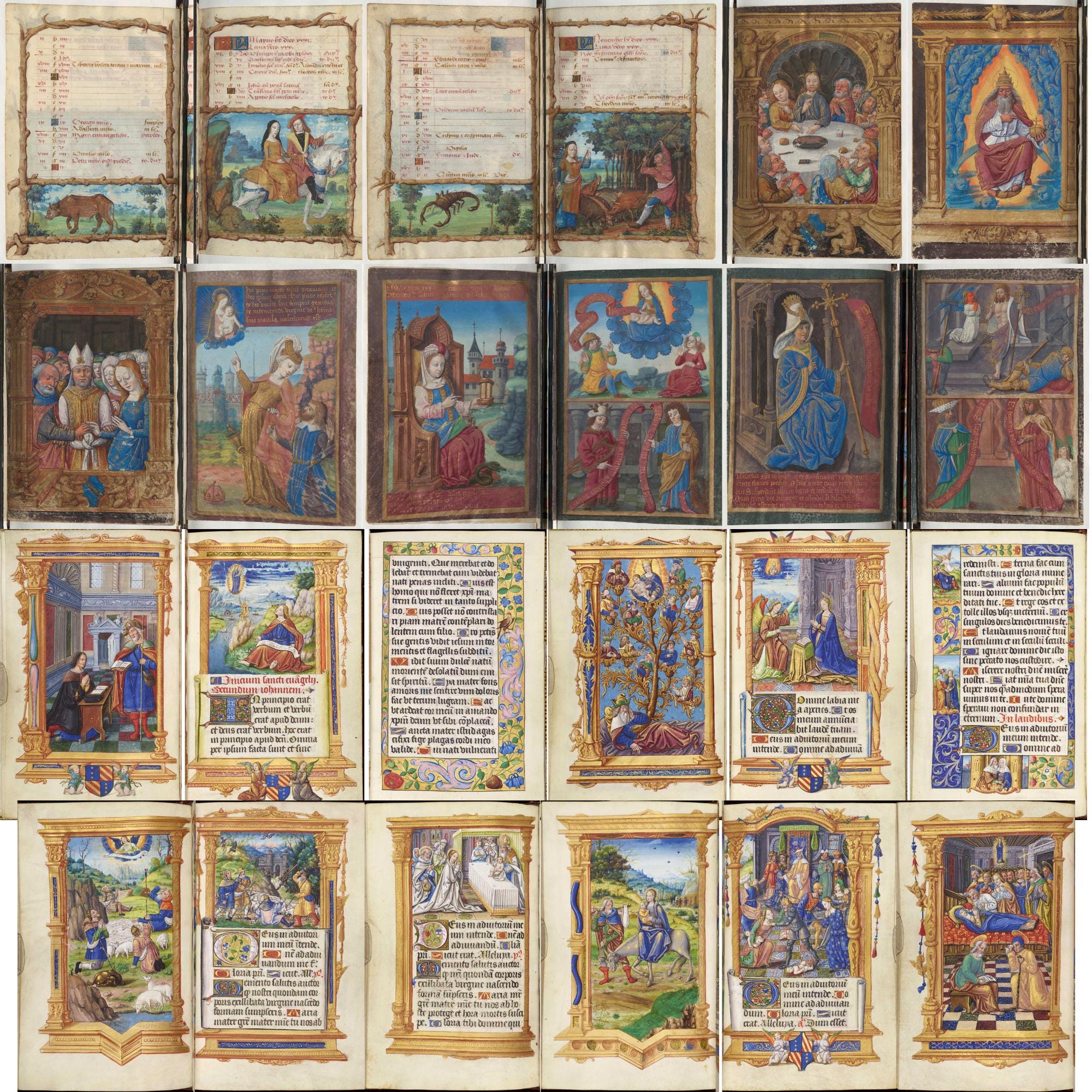 Illuminated Medieval Books of Hours Bundle – 53 Manuscripts, C. 1320 ...