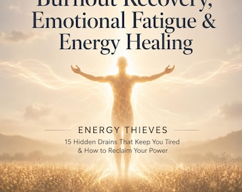 Energy Thieves, Emotional Burnout Workbook, Fatigue Recovery, Nervous System Healing Guide, PDF