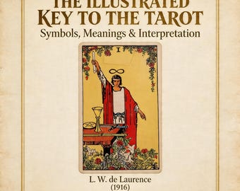 Guide du tarot occulte vintage : clé illustrée (1916) - eBook PDF