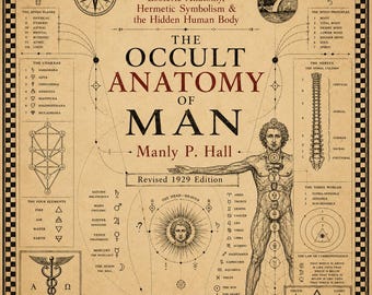Anatomía oculta del hombre, Manly P Hall, Simbolismo corporal esotérico y filosofía hermética, PDF