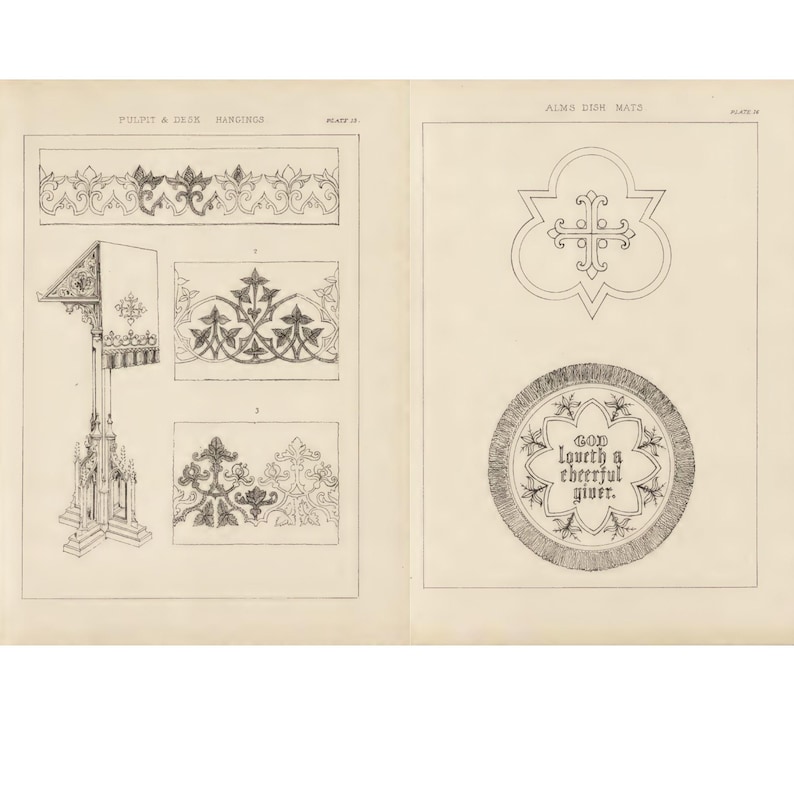 Church Embroidery, Ancient and Modern, Victorian Ecclesiastical ...