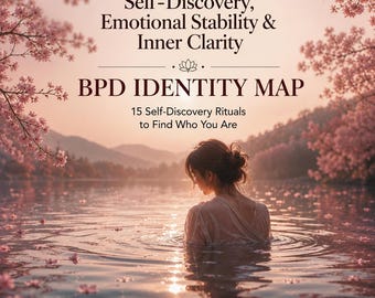 Mapa de identidad del TLP, cuaderno de autodescubrimiento, guía de estabilidad emocional, claridad interior y autoconfianza, PDF
