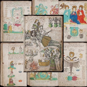Aurora Consurgens Alchemy Manuscript  – Codex Vossianus Chemicus (16th), Rare Illustrated Alchemical Codex, PDF