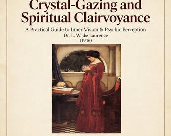 Observación de cristales y clarividencia espiritual (1916), Adivinación, visión psíquica, prácticas mentales ocultas, PDF antiguo