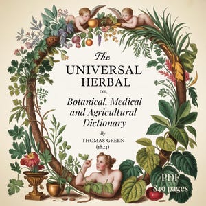 ユニバーサルハーブ（1824年） - 植物学、医学、農業辞典、トーマス・グリーン著、PDF