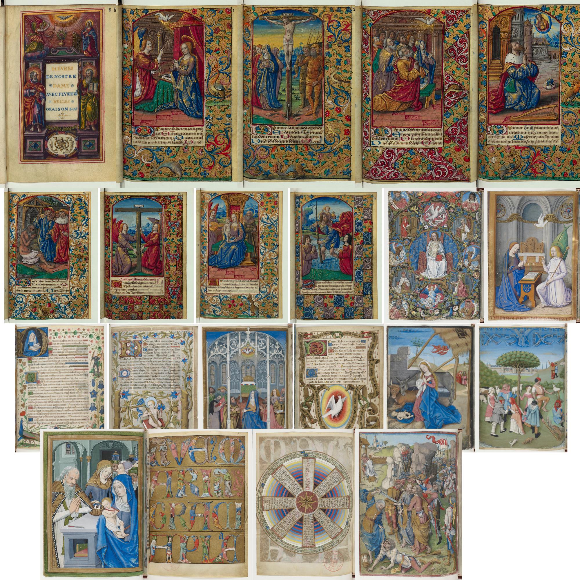 Illuminated Medieval Books of Hours Bundle – 53 Manuscripts, C. 1320 ...