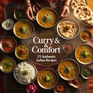 Indian Recipe Guide | 15 Authentic Curries & Comfort Foods | Curry and Comfort Digital Cookbook PDF