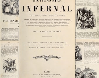Diccionario Infernal (1863) de J.-A.-S. Collin de Plancy, Demonología Clásica, Enciclopedia Oculta, PDF