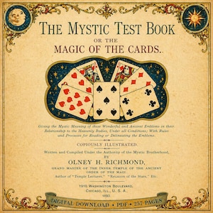 Magic of the Cards, Vintage Divination, Destiny Card System — The Mystic Test Book, PDF