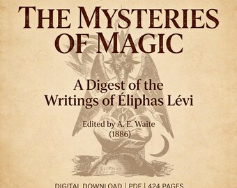 Libro de filosofía oculta y magia, Los misterios de la magia (1886), Eliphas Levi, A E Waite, PDF