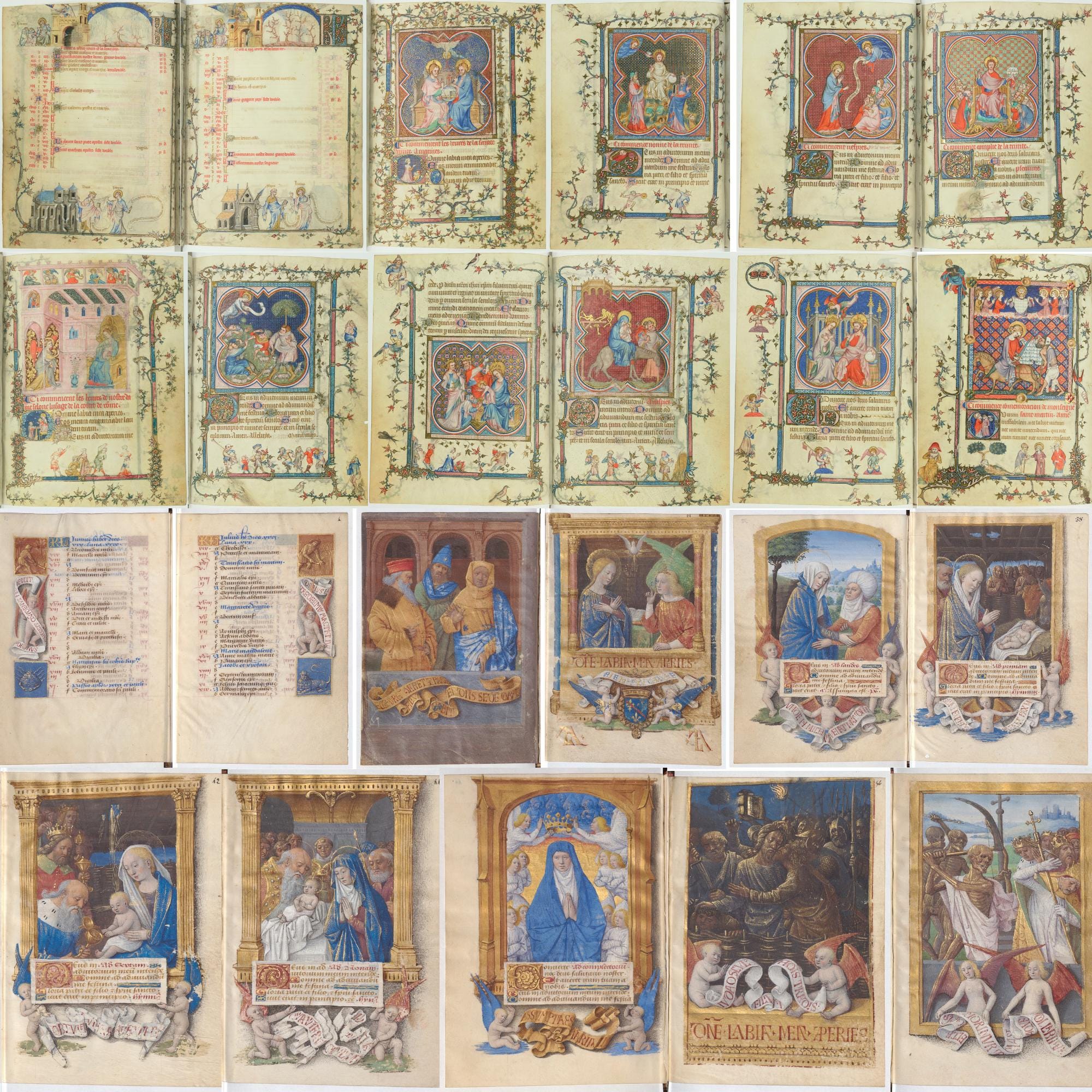 Illuminated Medieval Books of Hours Bundle – 53 Manuscripts, C. 1320 ...