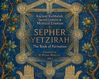 Sepher Yetzirah - The Book of Formation (1893) by W. Wynn Westcott, Kabbalah, Hermetic Occult Classic, PDF