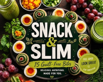 Healthy Snack Recipes – Weight Loss Snacks PDF – Guilt-Free High Protein Snacks eBook – Digital Download
