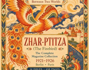 Revista rusa de art déco, Zhar-Ptitza (El pájaro de fuego), Colección completa 1921–1926, PDF