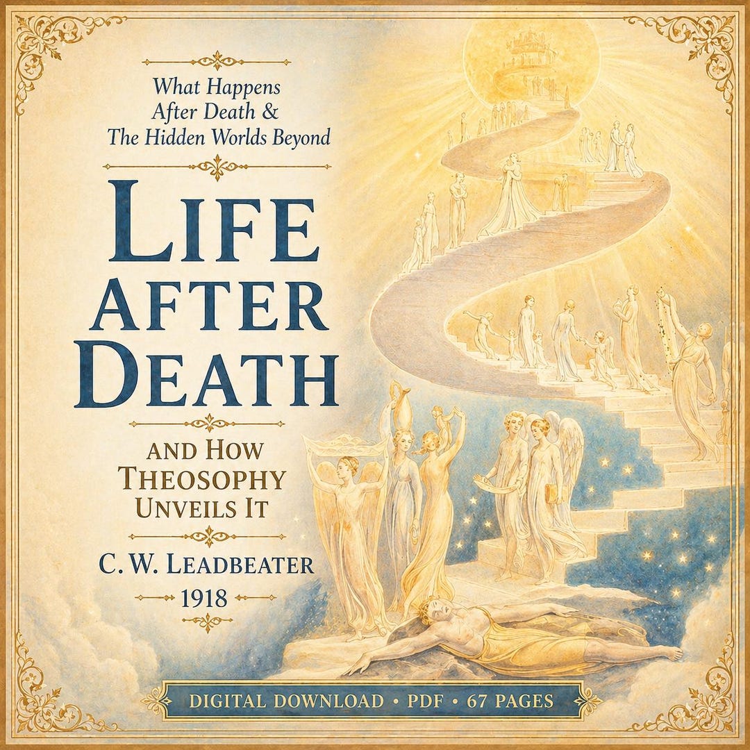 The Life After Death (1918), Theosophy, Afterlife, Astral Planes ...