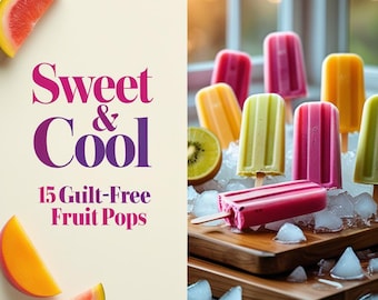 Recetas de paletas de frutas (eBook): 15 delicias heladas saludables, descarga digital, PDF