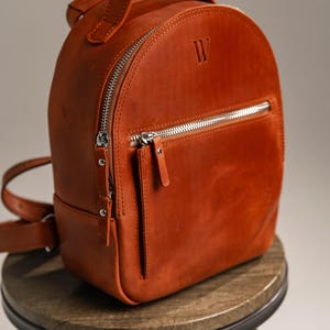 Leather Backpack Purse, Handmade Rucksack Bag, Converts to Shoulder Bag