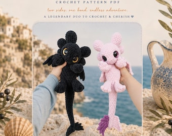 Pattern for Joy and Kuro Fury dragon