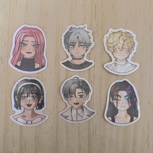 ALNST Stickers - Alien Stage | Ivan, Till, Mizi, Sua, Luka, Hyuna |