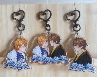 Zhongli & Tartaglia Acrylic Keychain | ZHONGCHI |  - Genshin Impact