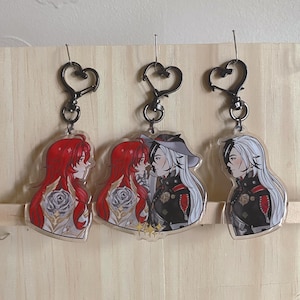 Argenti & Boothill Acrylic Keychain | ARGENTHILL |  - Honkai: Star Rail