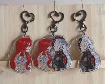 Argenti & Boothill Acrylic Keychain | ARGENTHILL |  - Honkai: Star Rail
