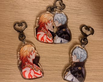 Phainon & Mydei Acrylic Keychain | PHAIDEI |  - Honkai Star Rail