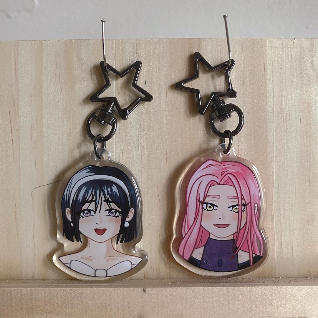 Mizi & Sua Acrylic Keychain | MIZISUA | - Alien Stage | ALNST | - Etsy