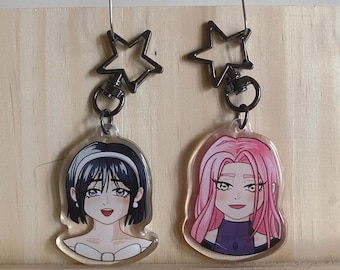 Mizi & Sua Acrylic Keychain | MIZISUA |  - Alien Stage | ALNST |
