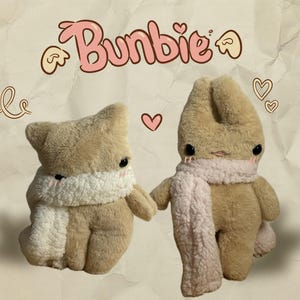 Schattige handgemaakte knuffels 'Bunbie' afbeelding 1