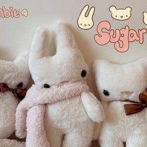 Schattige handgemaakte knuffels 'Bunbie' afbeelding 4