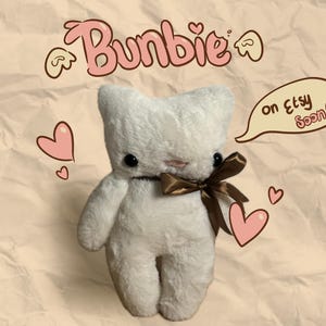 Schattige handgemaakte knuffels 'Bunbie' afbeelding 3