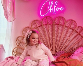 Custom Name Neon Sign – Kids Room Decor, Personalized LED Night Light