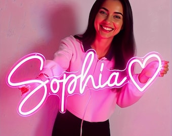 Insegna al neon personalizzata, luce LED personalizzata, decorazioni per matrimoni
