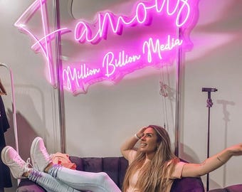 Custom LED Neon Sign, Personalized Design, Wedding Decor