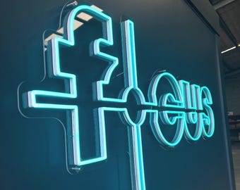 Benutzerdefinierte Leuchtreklame, personalisiertes LED-Licht, Hochzeitsdekor