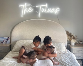 Personalized LED Neon Sign, Custom Wedding Decor, Wall Art