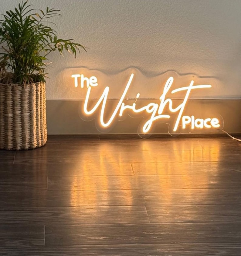 Custom LED Neon Sign: Personalized Wedding, Business, and Home Decor - Etsy