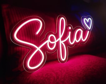 Custom Neon Sign, Personalized LED Light, Wedding Decor