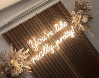 Custom LED Neon Sign, Wedding Decor, Personalized Wall Light