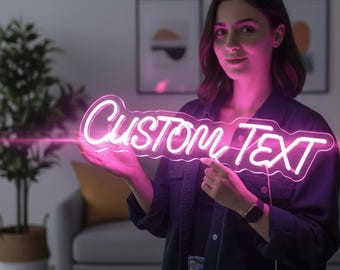 Custom Neon Sign, Personalized LED Neon Light, Wedding Decor