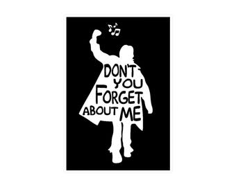 Breakfast Club Sticker: 80s Movie Nostalgia, Gen X Laptop Decal
