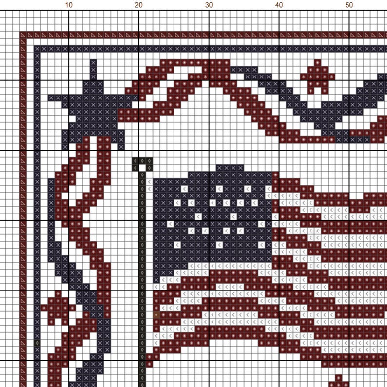 Korsstygnsmönster för Amerikas 250 år av självständighetsdagen, 1776-2026, diagram över USA:s 250:e årsdag, exempel på folkmusik för den 4 juli, PDF, direktnedladdning bild 5