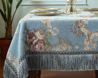 Tablecloth, European Style, for Dining & Coffee Tables,Wedding Gift,Gift ideas,Home Decor
