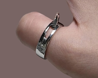 titan shifter ring sterling ring anime fan gift for her him
