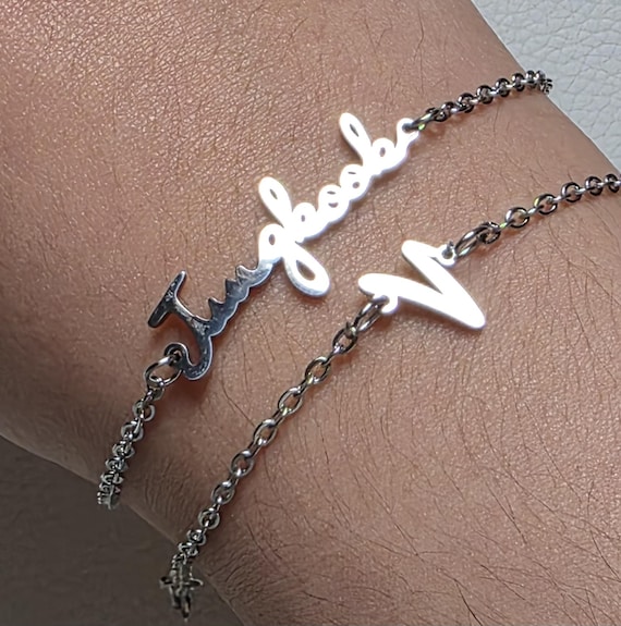 Bts Signature Name Pendant Bracelet Necklace Jungkook Suga Jimin