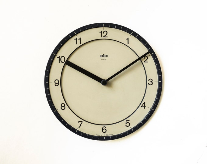 Braun Wall Clock 4861 Etsy